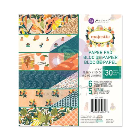 Prima Marketing - Designpapier "Majestic" Paper Pack 6x6 Inch - 30 Bogen