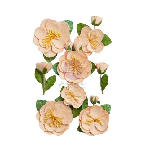 Prima Marketing - Papier Blumen "Peach Tea" Flowers Peach Iced Tea