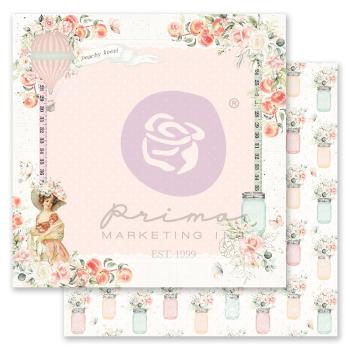 Prima Marketing - Designpapier "Peach Tea" Paper Pack 12x12 Inch - 24 Bogen