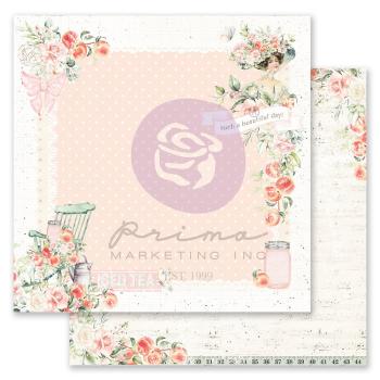 Prima Marketing - Designpapier "Peach Tea" Paper Pack 12x12 Inch - 24 Bogen