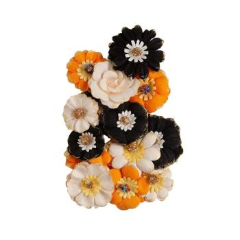 Prima Marketing - Papier Blumen "Luna" Flowers Halloween Mix