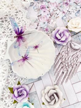 Prima Marketing - Papier Blumen "Aquarelle Dreams" Flowers Surrender