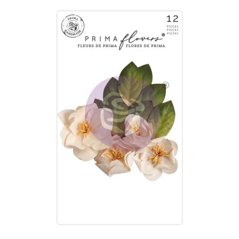 Prima Marketing - Papier Blumen "Magnolia Rouge" Flowers Peaceful Magnolia