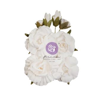 Prima Marketing - Papier Blumen "Sharon Ziv" Flowers Lily White