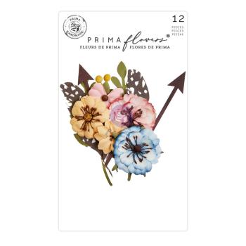 Prima Marketing - Papier Blumen "Spring Abstract" Flowers Floral Bliss