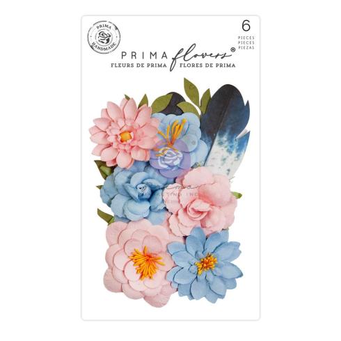 Prima Marketing - Papier Blumen "Spring Abstract" Flowers Painted Notes
