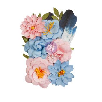 Prima Marketing - Papier Blumen "Spring Abstract" Flowers Painted Notes