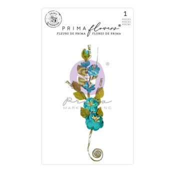 Prima Marketing - Papier Blumen "Postcards from Paradise" Flowers Pastel Clouds