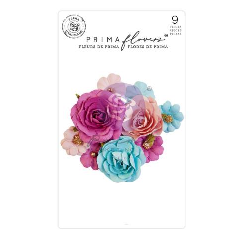 Prima Marketing - Papier Blumen "Postcards from Paradise" Flowers Tropical Paradise