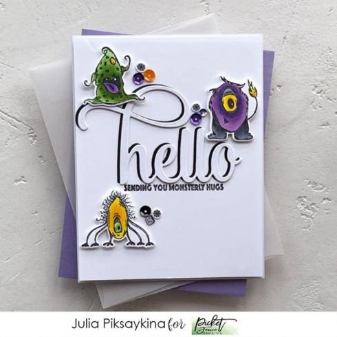 Picket Fence Studios - Stempelset "You Creep Me Out" Clear stamps