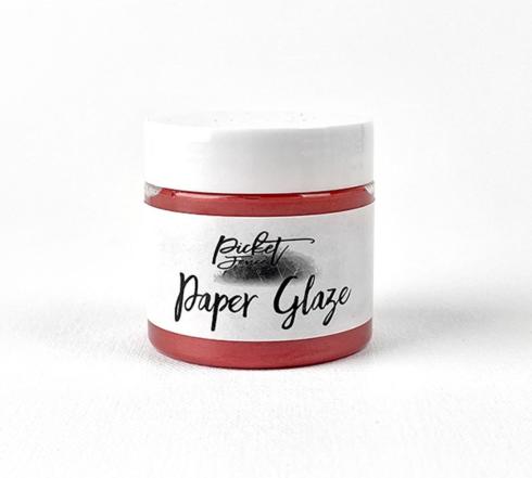 Picket Fence Studios - Paper Glaze "Poinsettia Red" 2oz (55g)