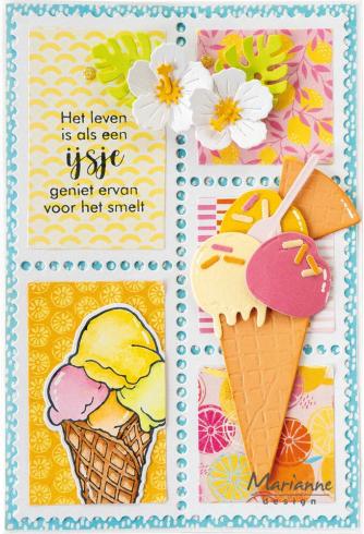 Marianne Design - Designpapier "Fresh Lemonade" Paper Pad A4 - 16 Bogen 