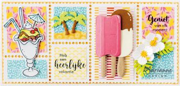 Marianne Design - Designpapier "Fresh Lemonade" Paper Pad A4 - 16 Bogen 