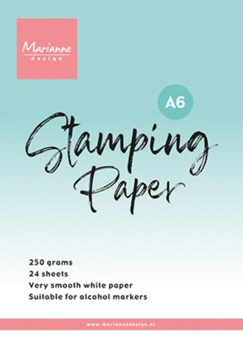 Marianne Design - Stempelpapier "Stamping Paper" A6 - 24 Bogen