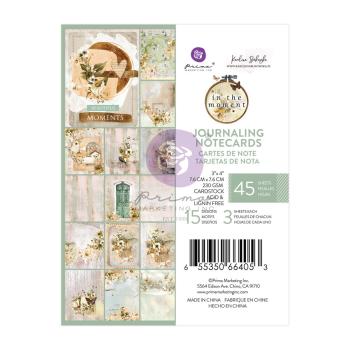 Prima Marketing - Designpapier "In The Moment" Paper Pack - Journaling Cards 3x4 Inch - 45 Bogen