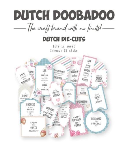 Dutch Doobadoo - Stanzteile "Life is Sweet 2" Die Cuts