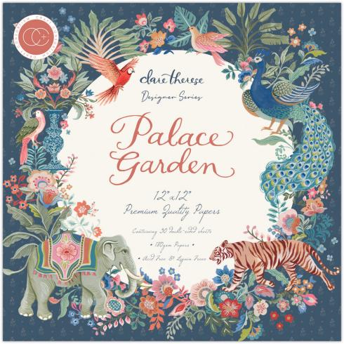 Craft Consortium - Designpapier "Palace Garden" Paper Pad 12x12 Inch - 30 Bogen