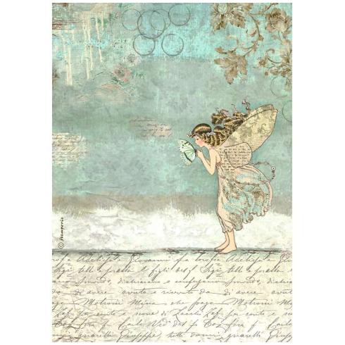 Stamperia - Decopatch Papier "Fairy" Decoupage A4 - 6 Bogen  