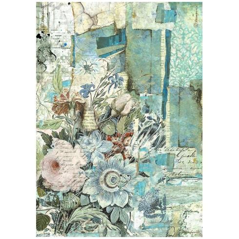Stamperia - Decopatch Papier "Floral Corner" Decoupage A4 - 6 Bogen  