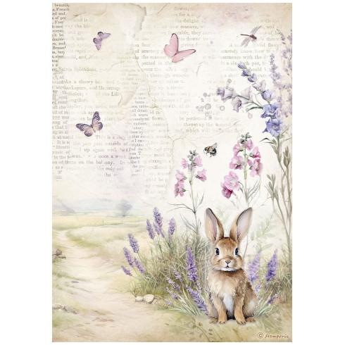 Stamperia - Decopatch Papier "Bunny" Decoupage A4 - 6 Bogen  