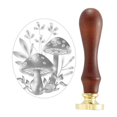 Spellbinders - Wachssiegel Stempel "Forest Mushrooms" Wax Seal Stamp