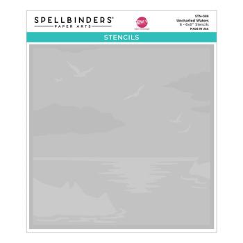 Spellbinders - Schablone "Uncharted Waters" Stencil