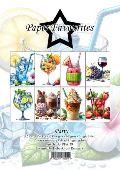 Paper Favourites - Designpapier "Party" Paper Pack A5 - 24 Bogen