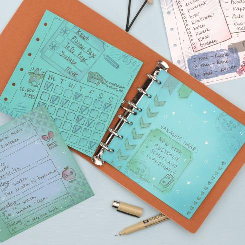 Nellie Snellen - Stempelset"Plan It" Clear Stamps Planer Essential Collection