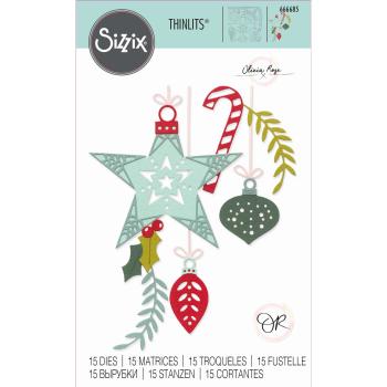 Sizzix - Stanzschablone "Festive Decorations" Thinlits Craft Dies by Olivia Rose