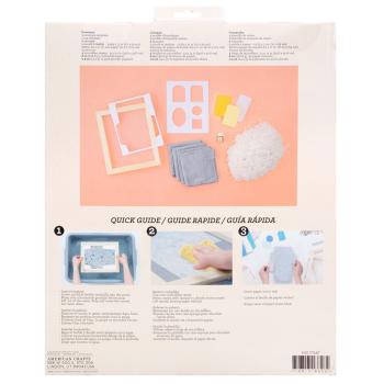 American Crafts "Stationery Kit zum Papierschöpfen" Handmade Paper