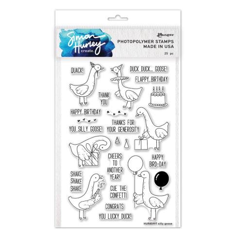 Ranger - Stempelset by Simon Hurley Create "Silly Goose" Clear Stamps
