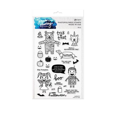 Ranger - Stempelset by Simon Hurley Create "Trick or treat" Clear Stamps