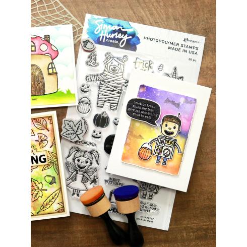 Ranger - Stempelset by Simon Hurley Create "Trick or treat" Clear Stamps