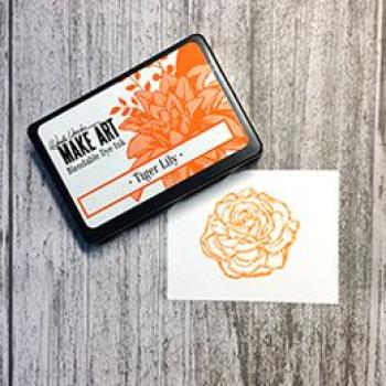 Ranger - Make Art Blendable Dye Ink Pad "Tiger lily" Design by Wendy Vecchi - Pigment Stempelkissen