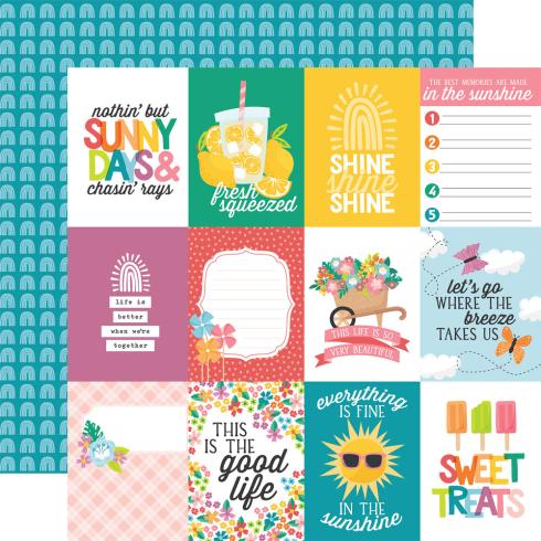 Echo Park - Designpapier "Sunny Days Ahead" Collection Kit 12x12 Inch - 12 Bogen