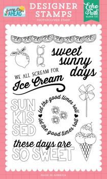 Echo Park - Stempelset "Sweet Sunny Days" Clear Stamps