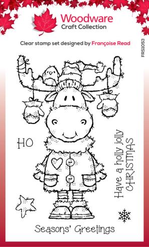 Woodware - Stempelset "Maurice Moose" Clear Stamps Design by Francoise Read