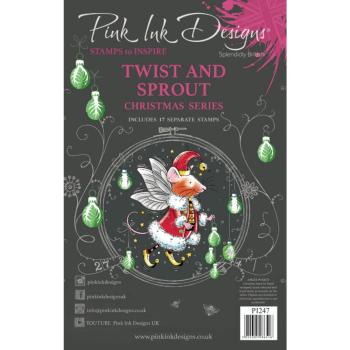 Pink Ink Designs - Stempelset "Twist & Sprout" Clear Stamps