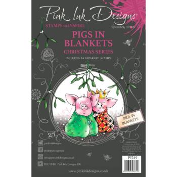 Pink Ink Designs - Stempelset "Pigs In Blankets" Clear Stamps