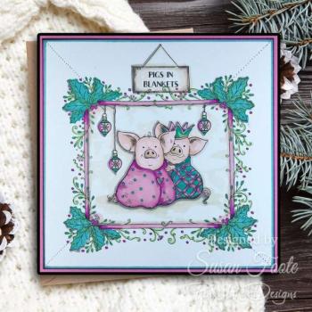 Pink Ink Designs - Stempelset "Pigs In Blankets" Clear Stamps