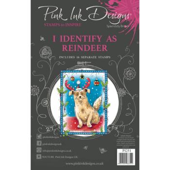 Pink Ink Designs - Stempelset "I Identify As Reindeer" Clear Stamps