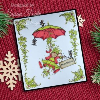 Pink Ink Designs - Stempelset "The Brolly & The Ivy" Clear Stamps