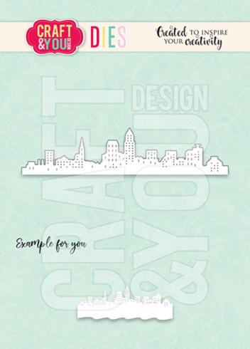 Craft & You Design - Stanzschablone "Border City" Dies