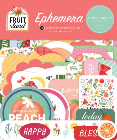 Carta Bella - Stanzteile "Fruit Stand" Ephemera