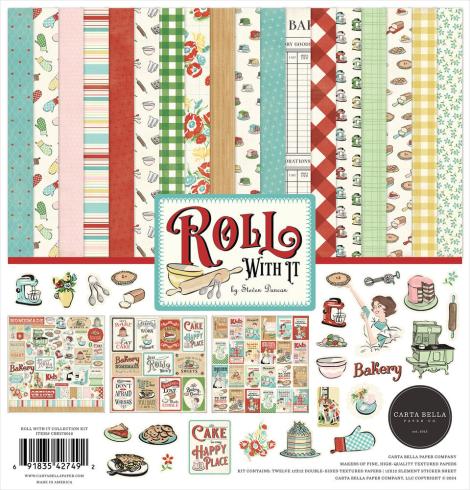 Carta Bella - Designpapier "Roll With It" Collection Kit 12x12 Inch - 12 Bogen  
