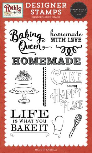 Carta Bella - Stempelset "Cake Is My Happy Place" Clear Stamps