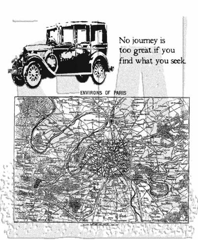 Stampers Anonymous - Gummistempelset "Road Trip" Cling Stamp Design by Tim Holtz
