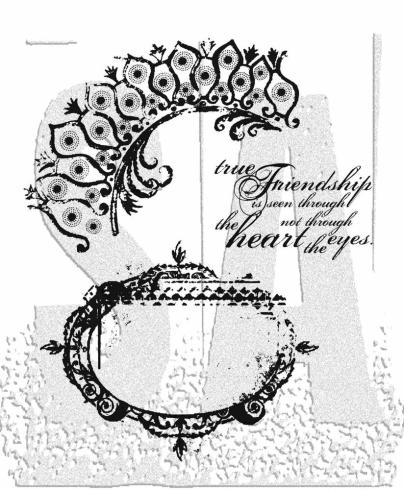 Stampers Anonymous - Gummistempelset "Tattered Elements" Cling Stamp Design by Tim Holtz