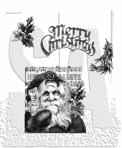 Stampers Anonymous - Gummistempelset "Santa's Wish" Cling Stamp Design by Tim Holtz