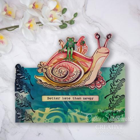 Creative Expressions - Stempelset "Snailed It" Clear Stamps 6x8 Inch Design by Dora